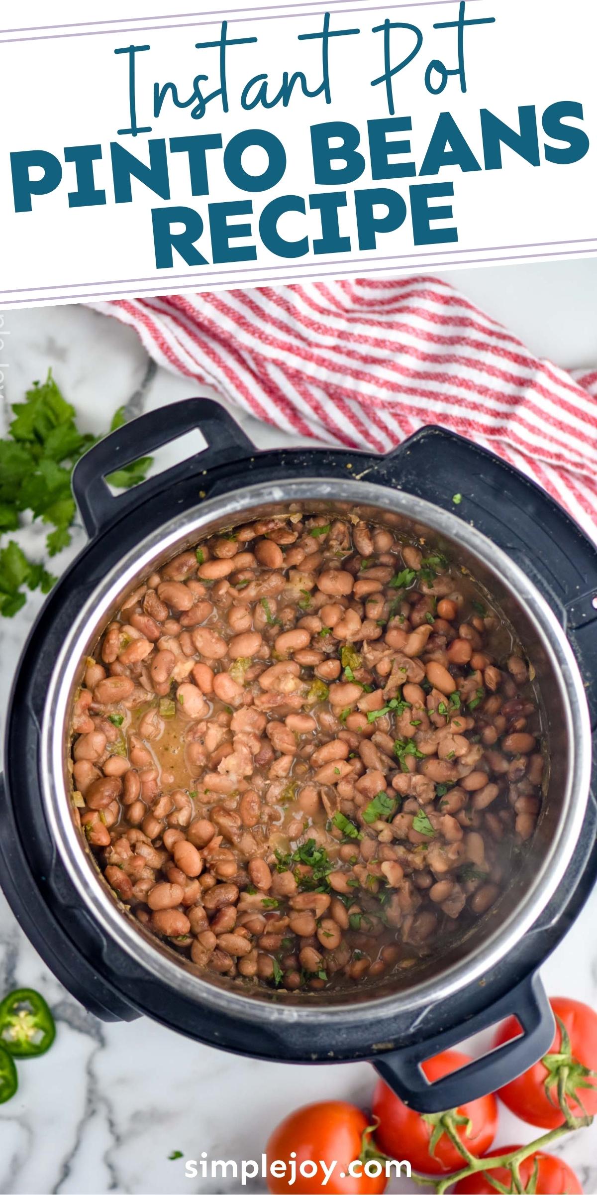 Instant Pot Pinto Beans Simple Joy