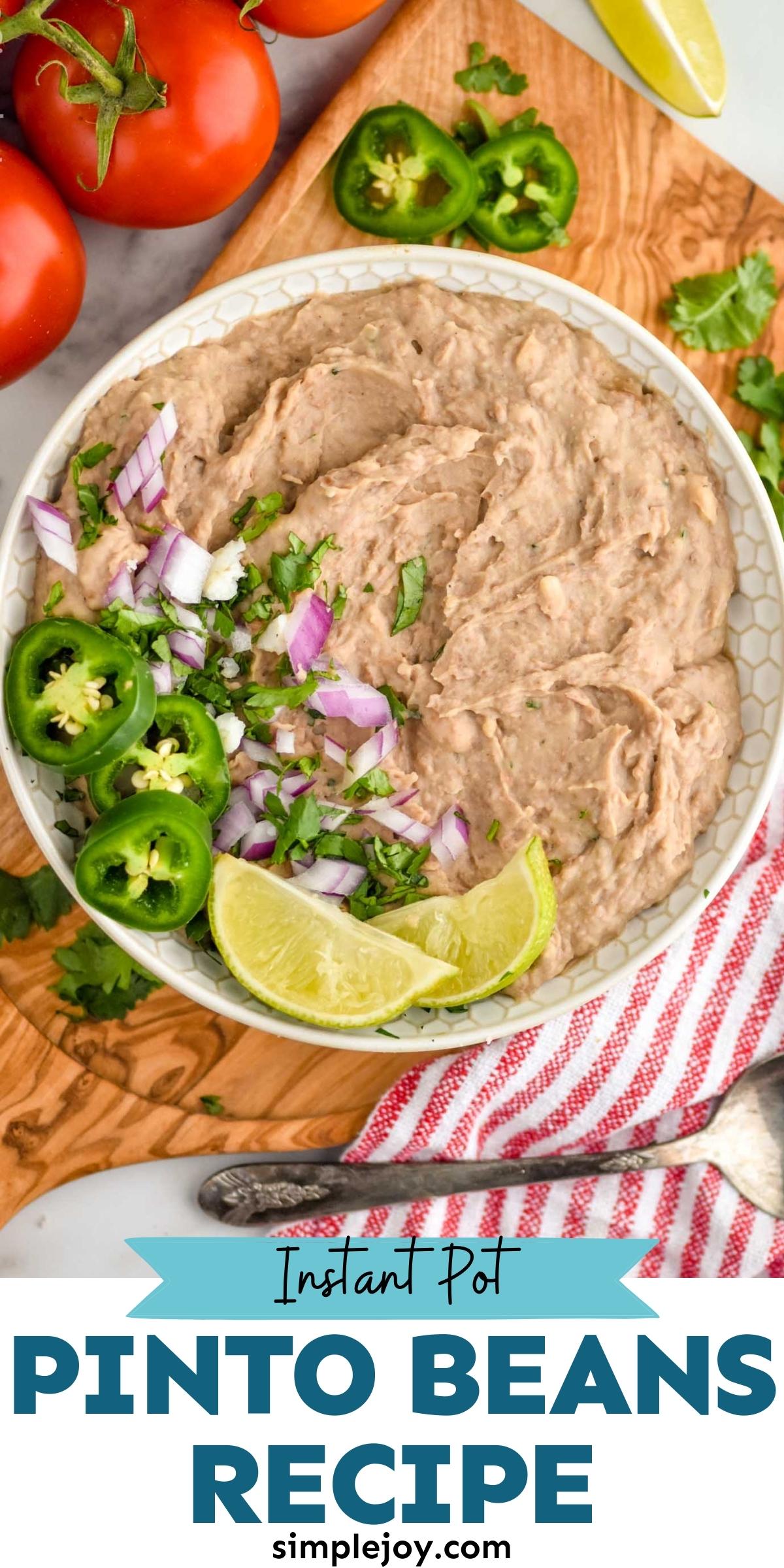 Instant Pot Pinto Beans Simple Joy