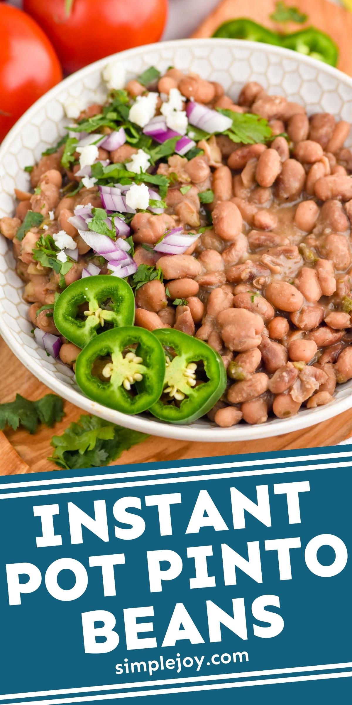 Instant Pot Pinto Beans Simple Joy