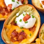 Close up photo of Potato Skins