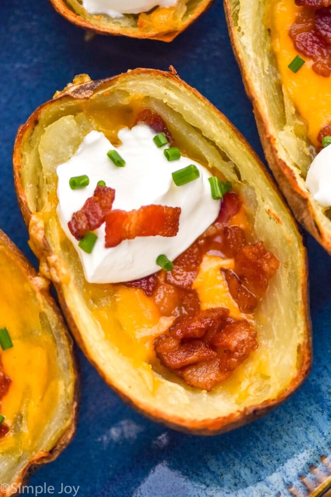 Close up photo of Potato Skins