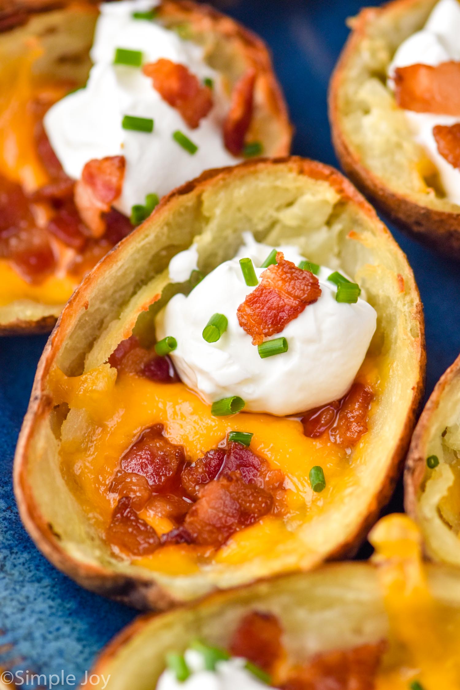 Close up photo of Potato Skins