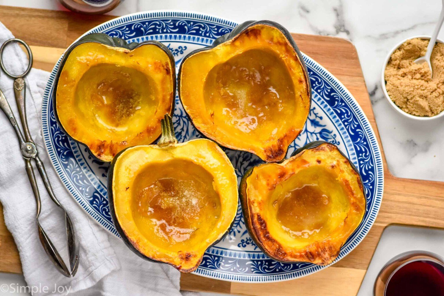 Roasted Acorn Squash Simple Joy