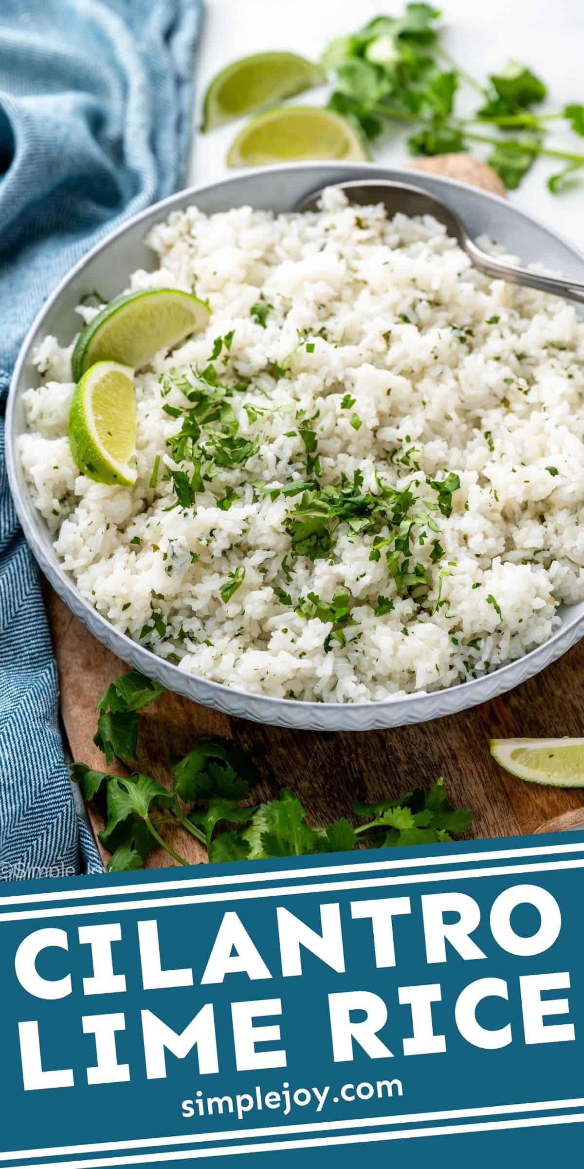 Cilantro Lime Rice - Simple Joy