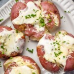 Smashed Potatoes on a plate - 13