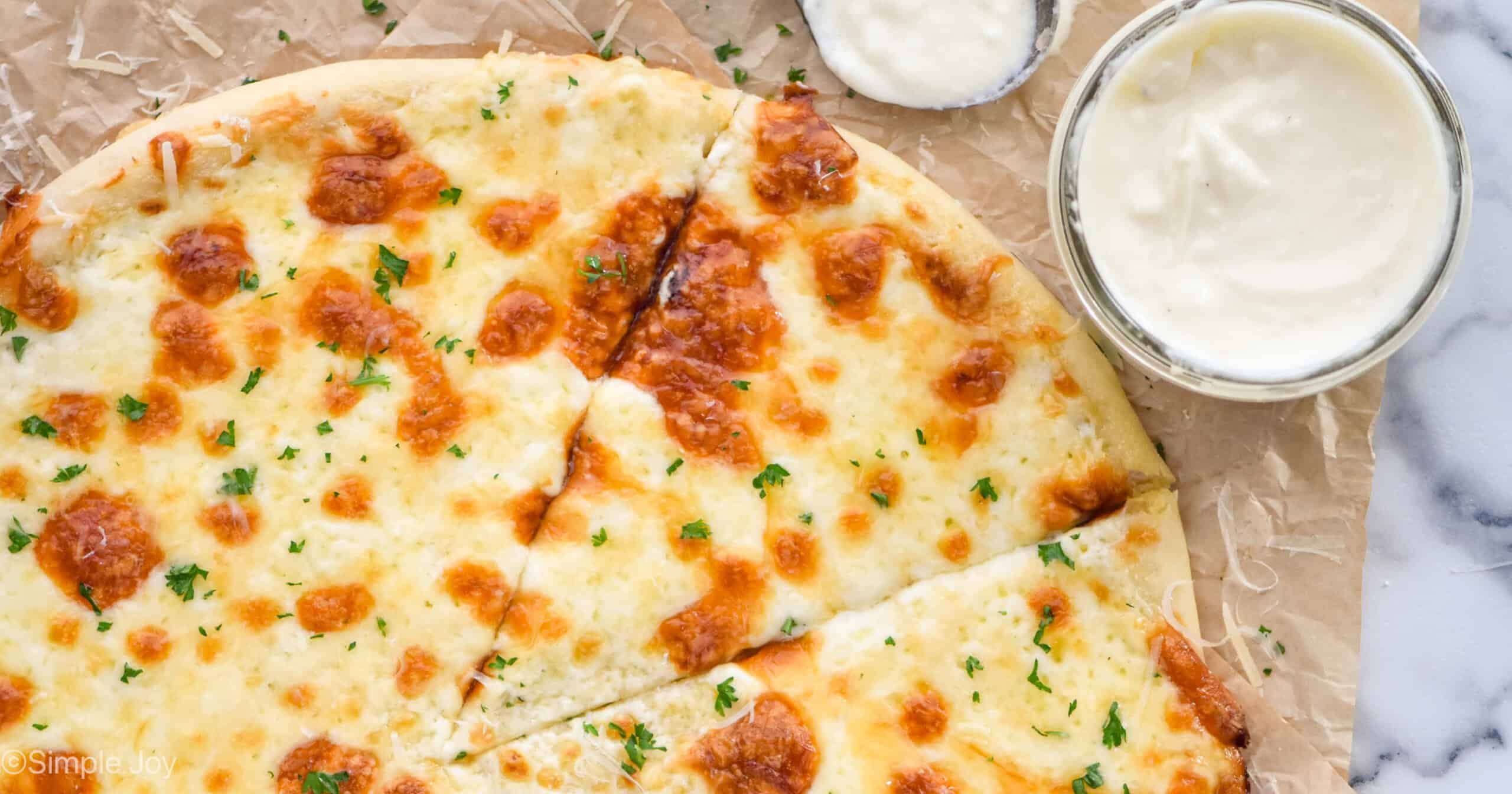 White Pizza Sauce - Simple Joy