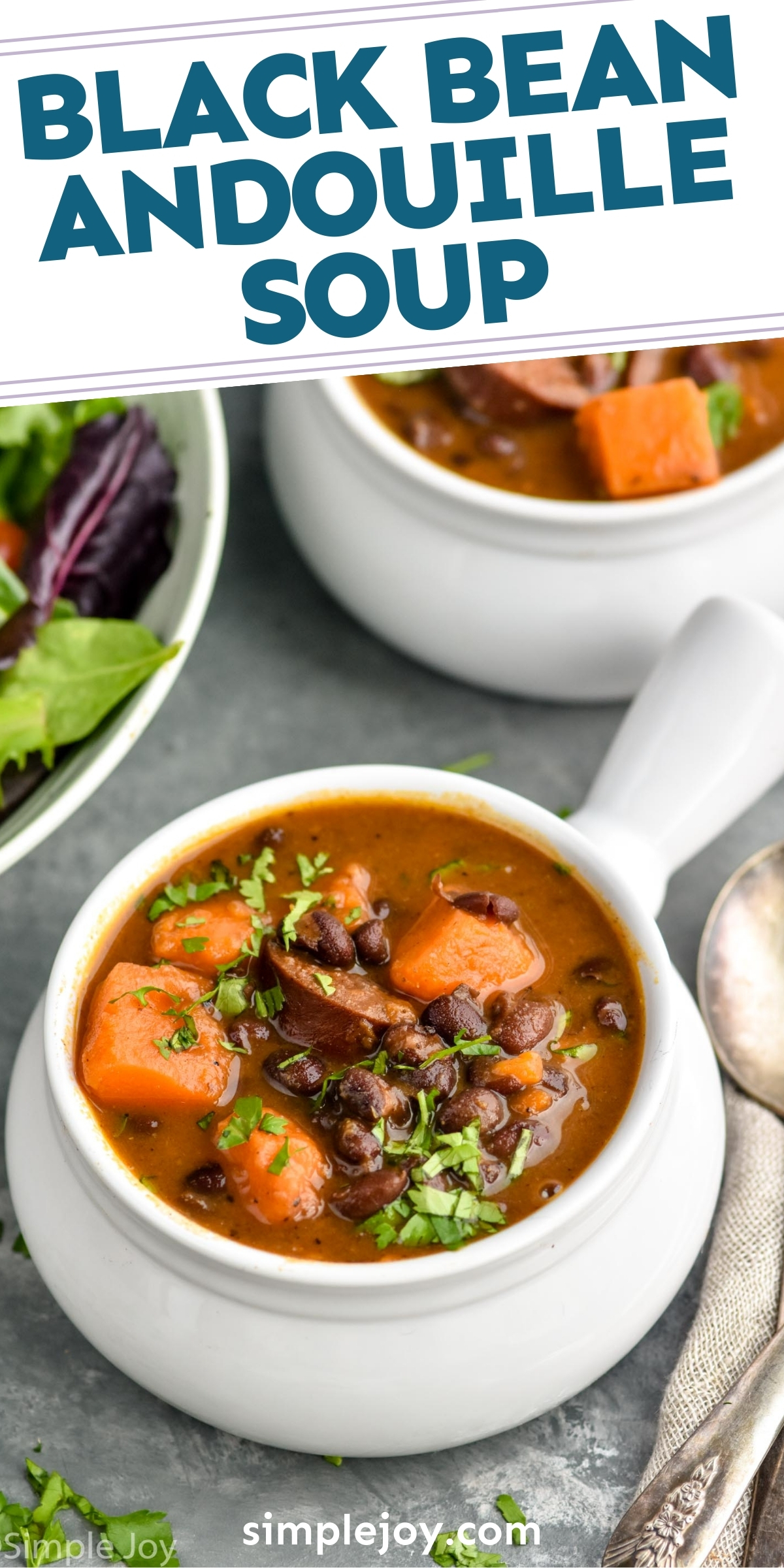 Black Bean Soup with Andouille Simple Joy