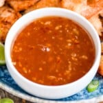 Chili Sauce with shrimp beside - 9