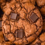 Close up photo of Triple Chocolate Cookies - 10