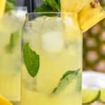 side view of Pineapple Mojito