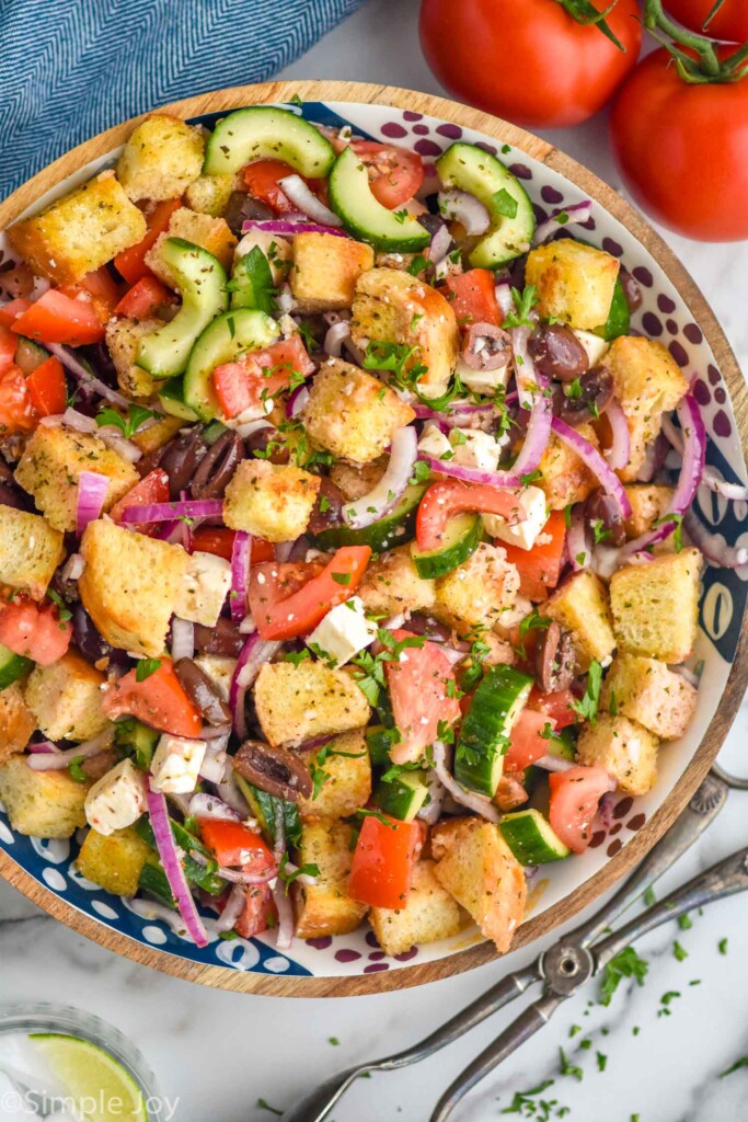 Greek Panzanella Salad - 77