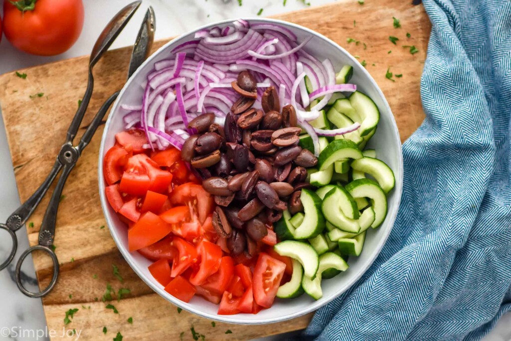 Greek Panzanella Salad - 27
