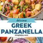 Greek Panzanella Salad - 23