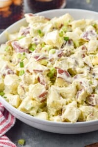 bowl of homemade potato salad