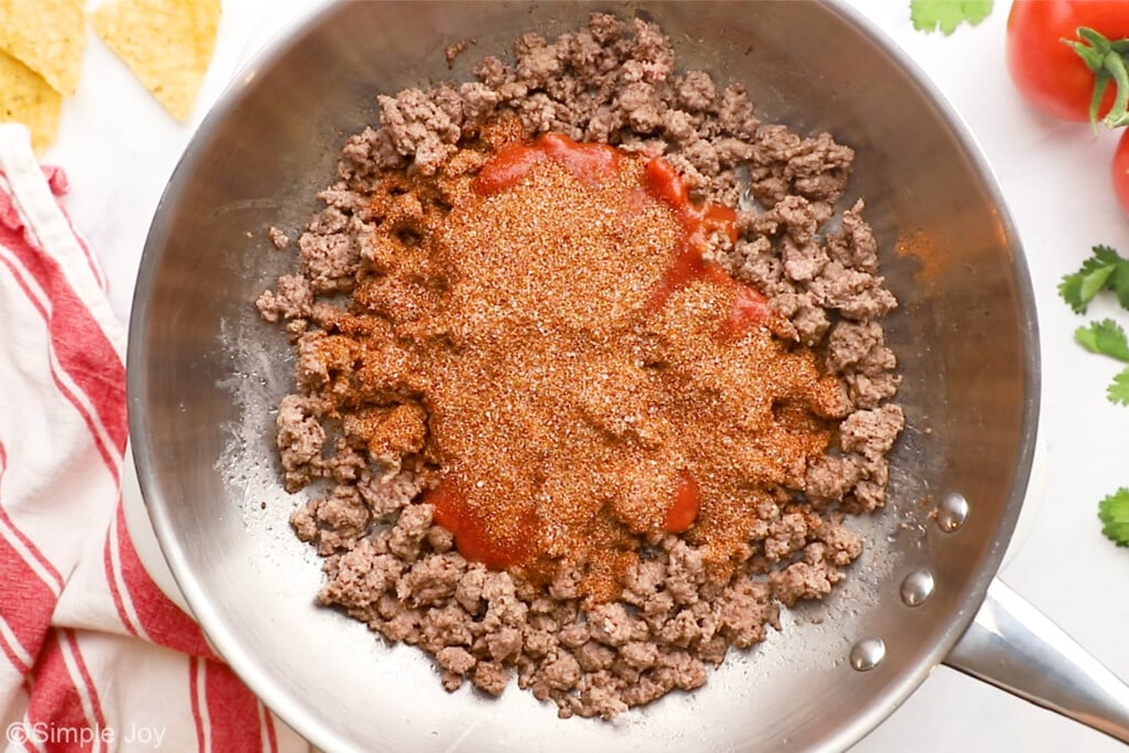 overhead of making taco meat