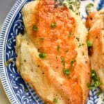 Close up of a Stuffed Chicken Breast on a plate - 11
