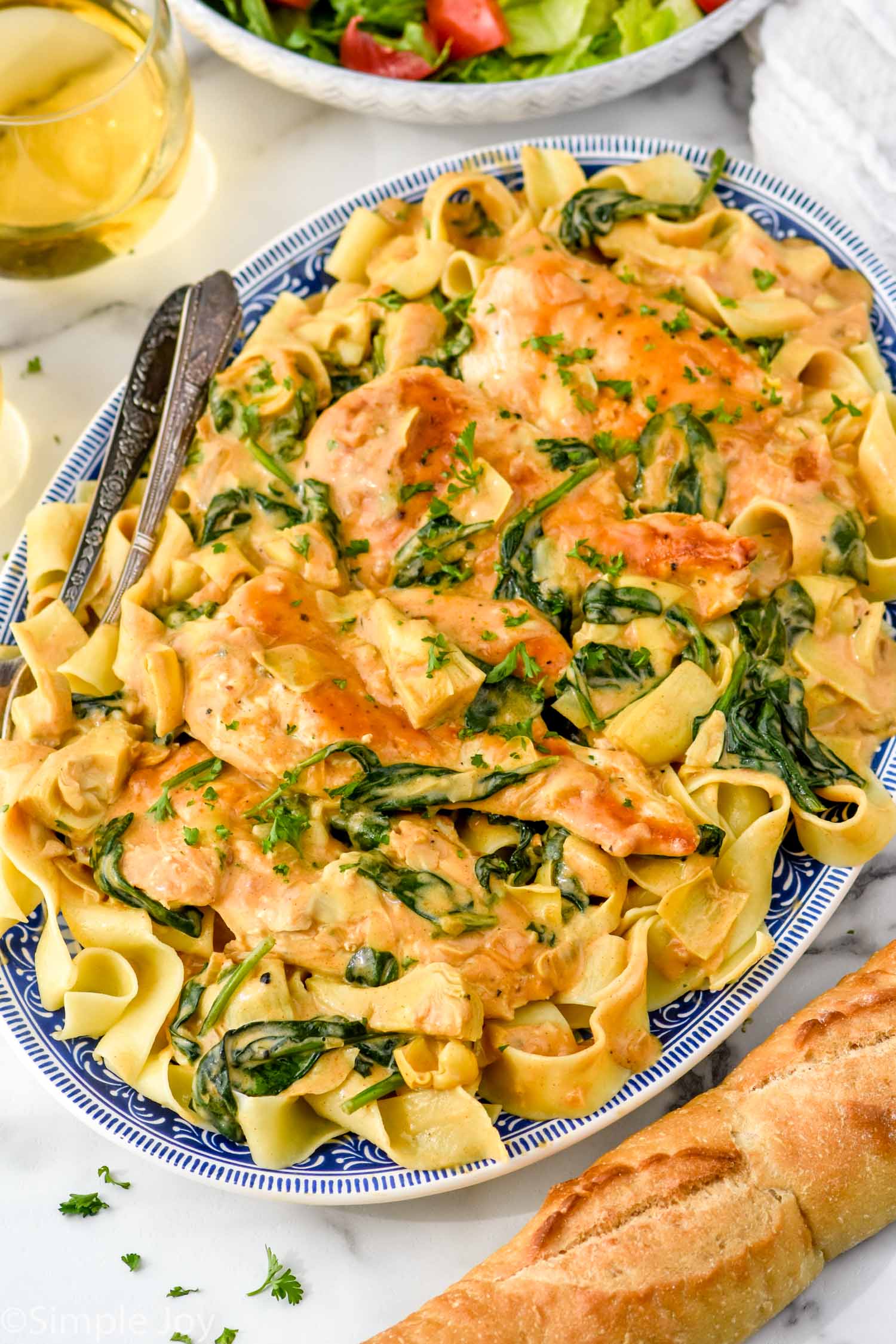 Spinach Artichoke Chicken - Simple Joy