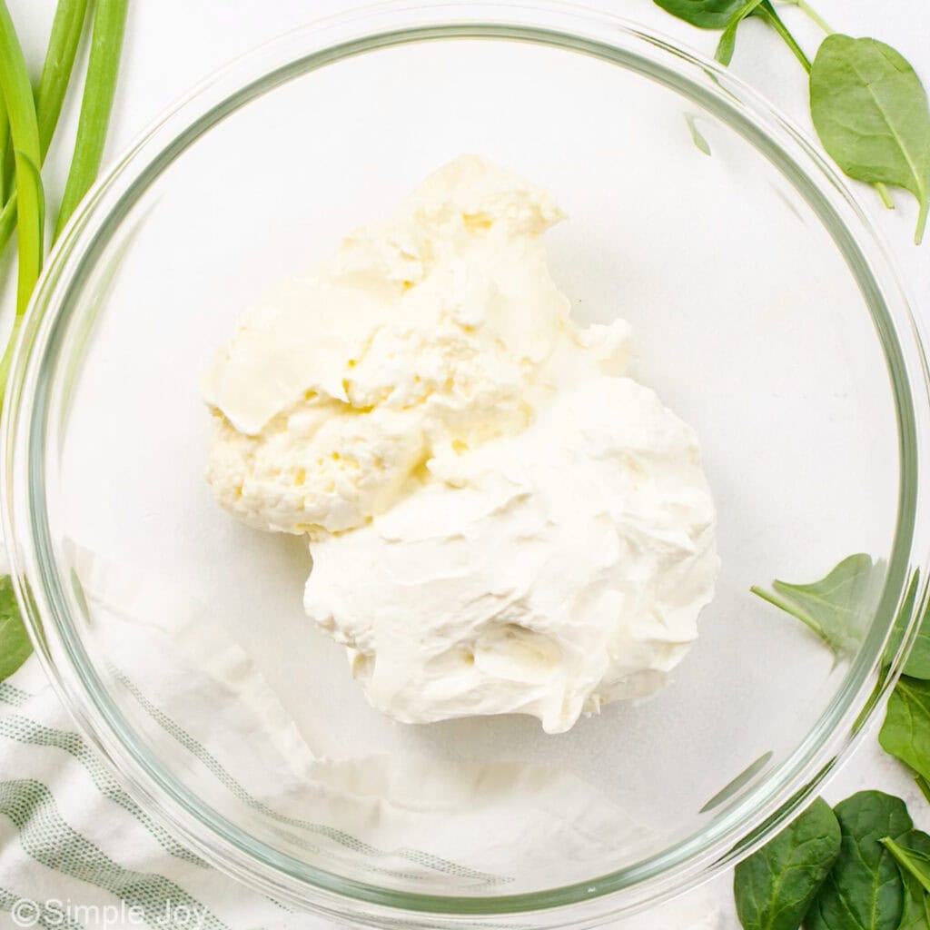 mayonnaise and sour cream in a bowl