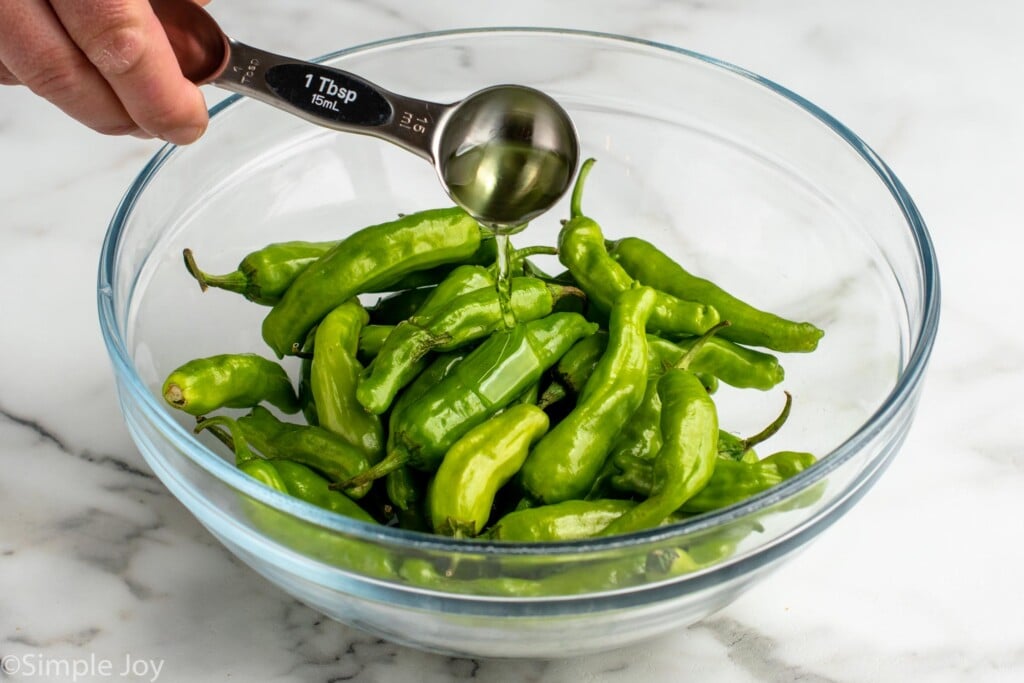 Easy Blistered Shishito Peppers - 5