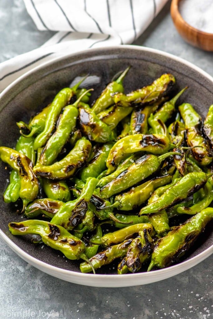 Easy Blistered Shishito Peppers - 3