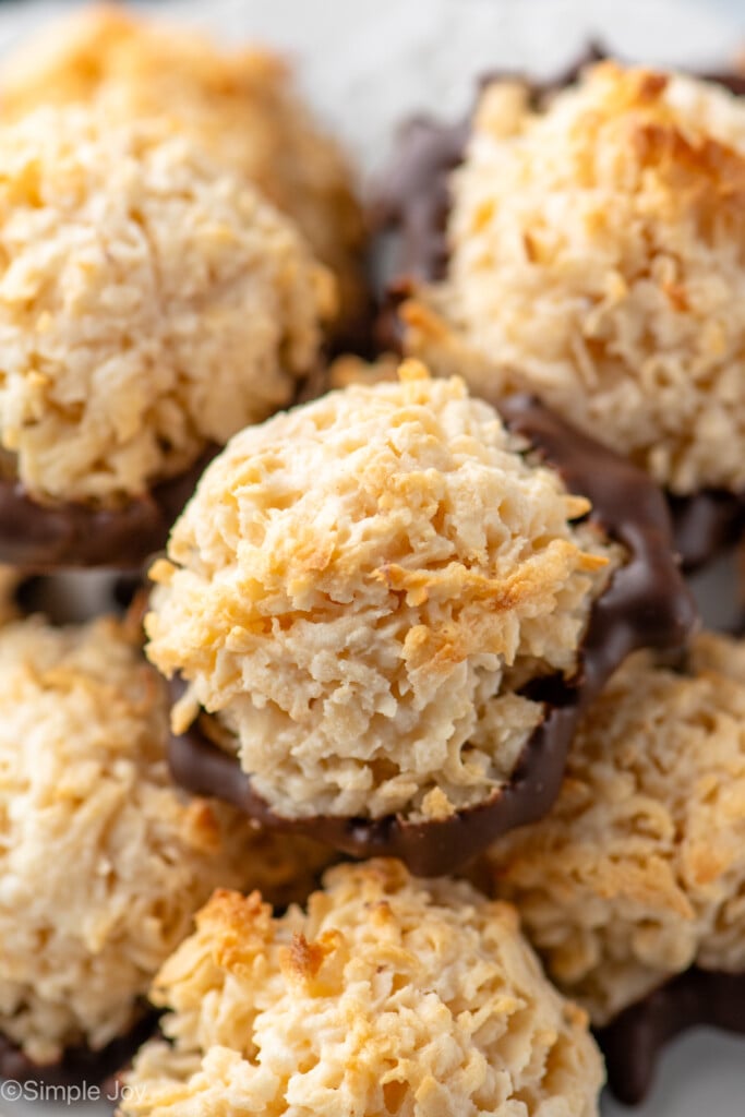 Close up photo of Coconut Macaroons - 3