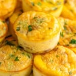 Stack of Cottage Cheese Egg Bites