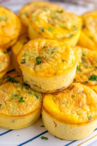 Stack of Cottage Cheese Egg Bites