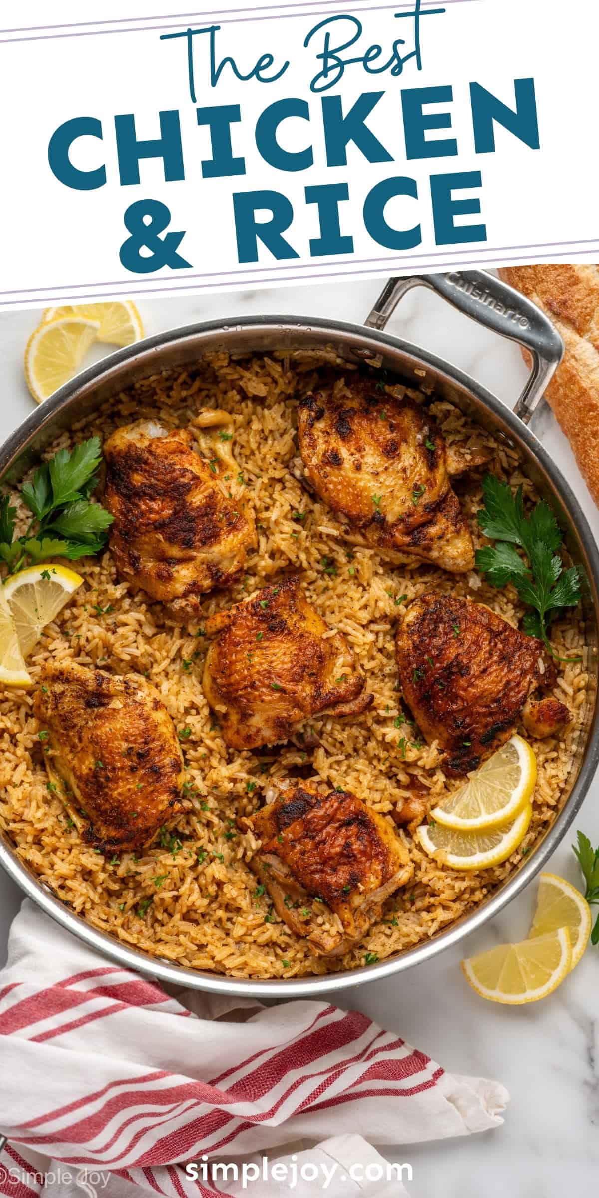 Perfect One Pot Chicken and Rice - Simple Joy
